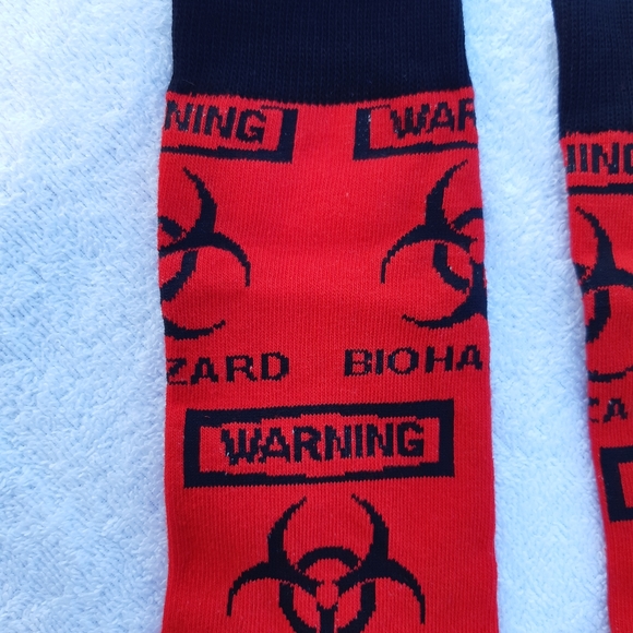 COPY - Biohazard pattern Socks - Picture 3 of 4